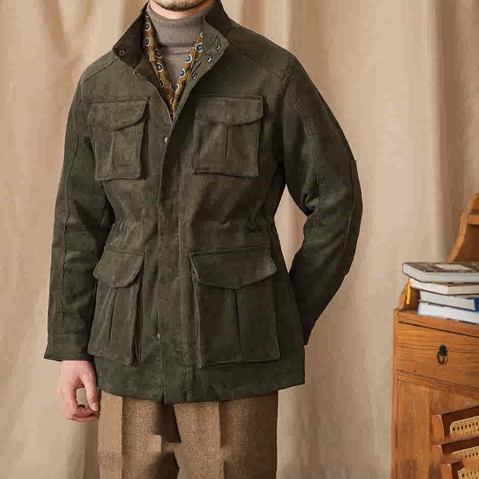 Men’s corduroy safari jacket,