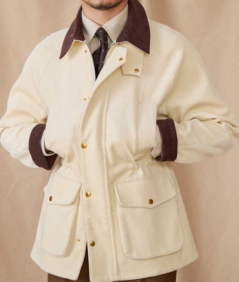 Men’s thermal cotton corduroy safari Jacket