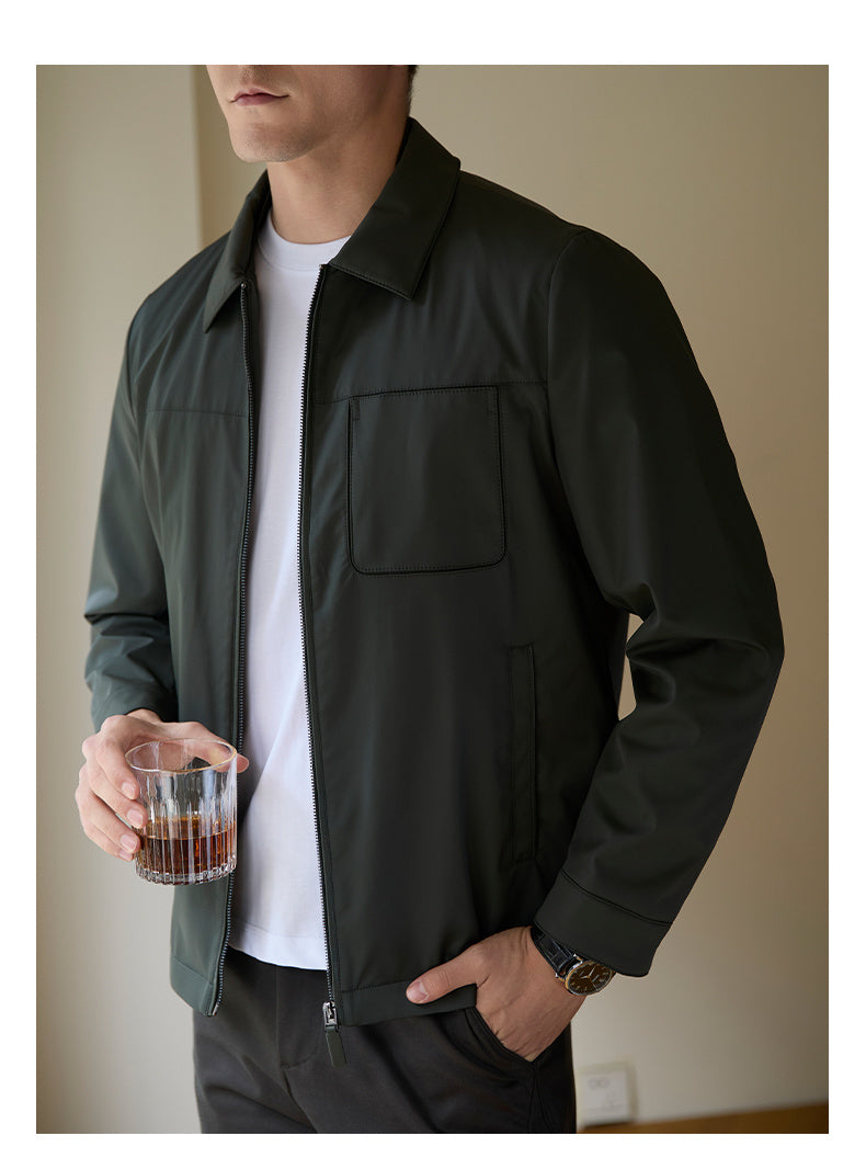 Men’s Puffer Lapel Jacket