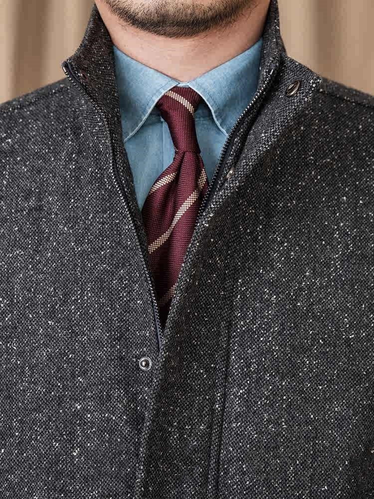 Men’s Wool & Mulberry Silk Jacket