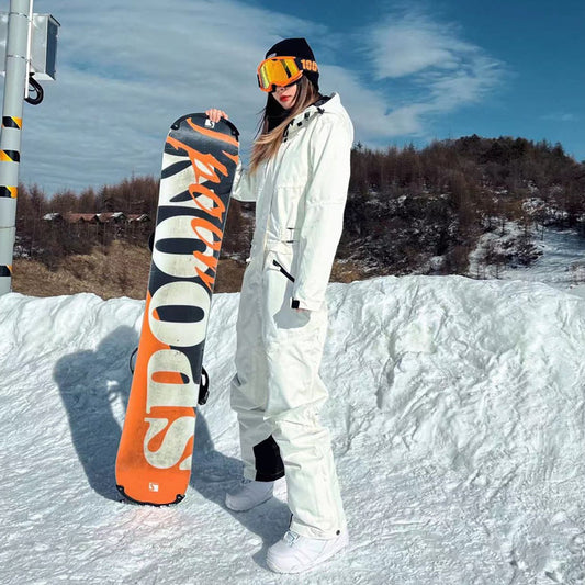 Waterproof Windproof Cotton-Filled Ski Suit, Multiple Colors