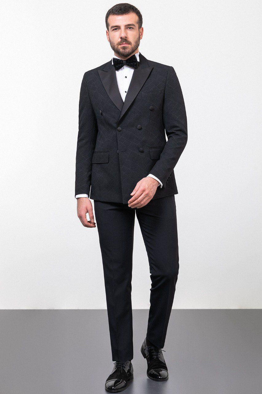 Black Monarch Wedding Tuxedo