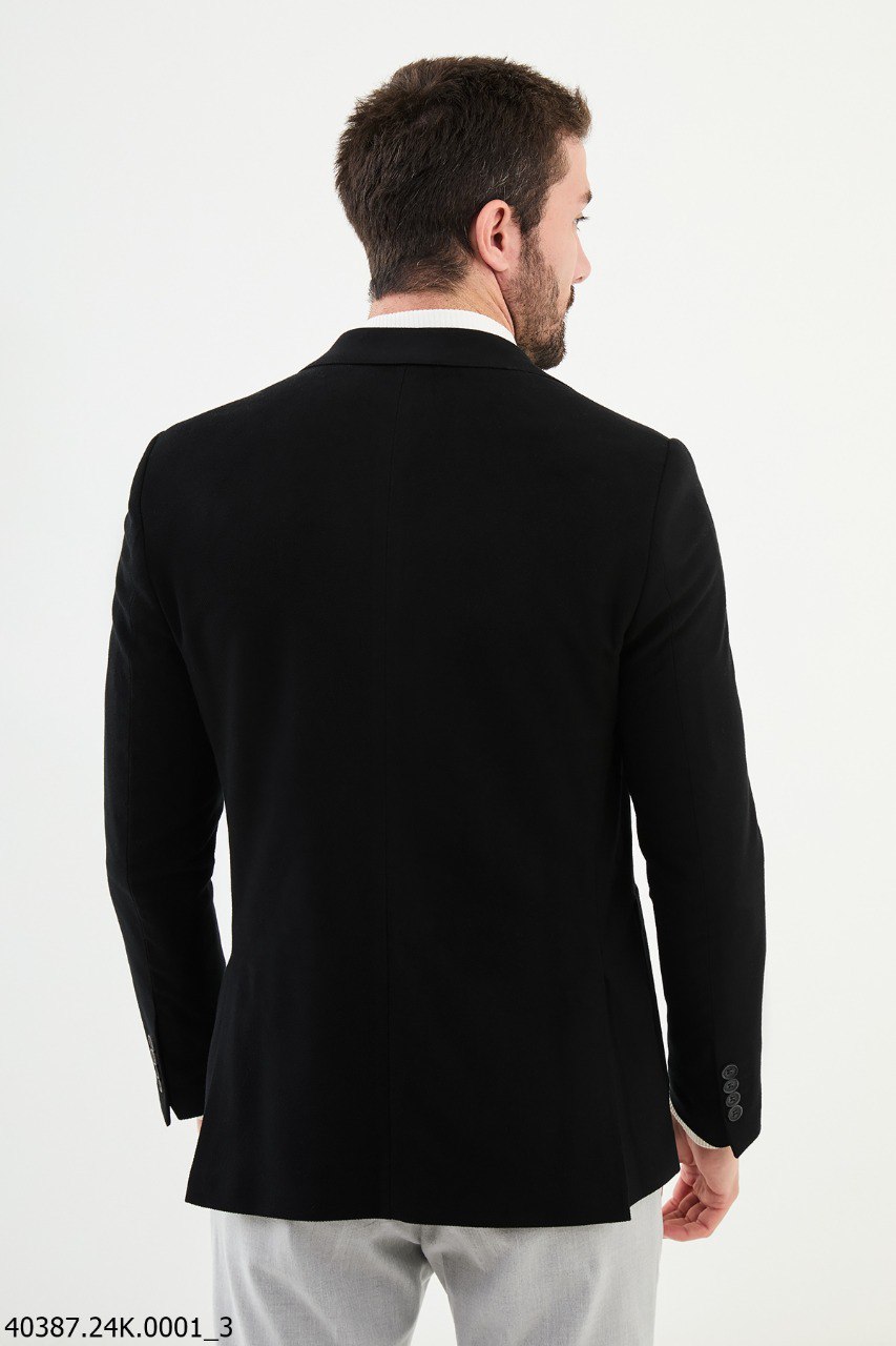 Black Modern Fit Blazer