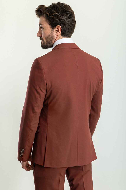 Filbert Modern Slim Fit Three-Piece Suit