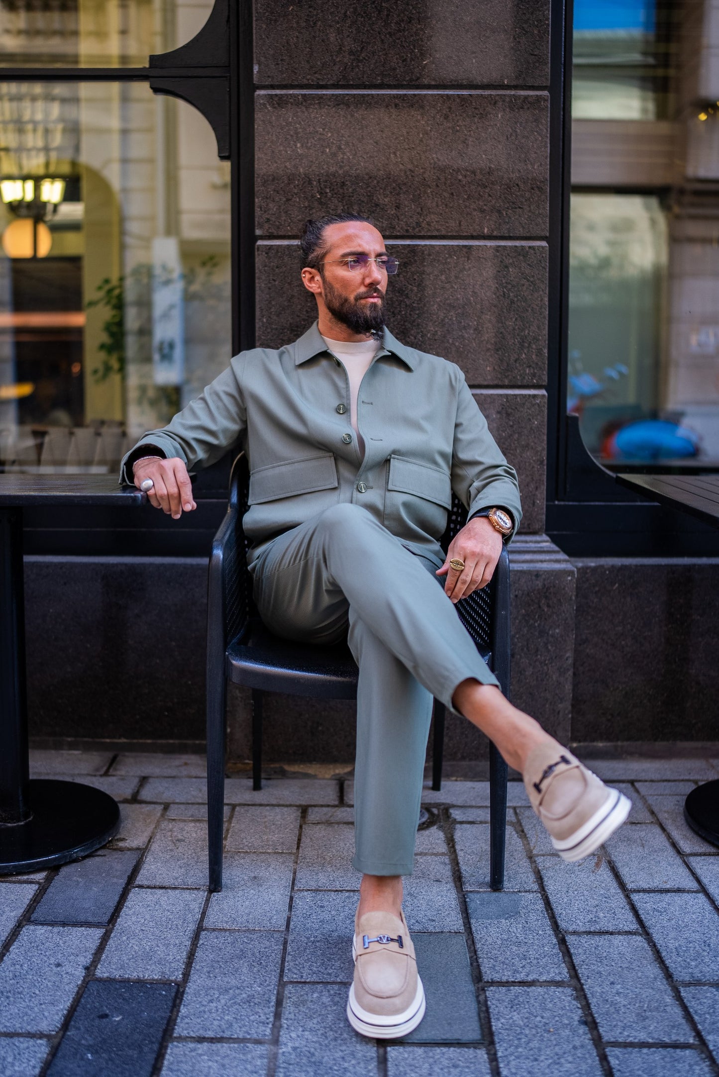 Sage Green Casual Summer Set